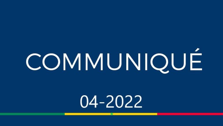 En-tête du communiqué officiel