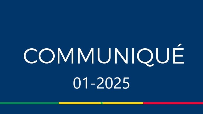 En-tête du communiqué officiel